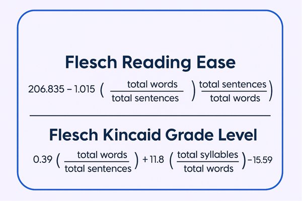 Flesch-reading-ease-grade-level formula