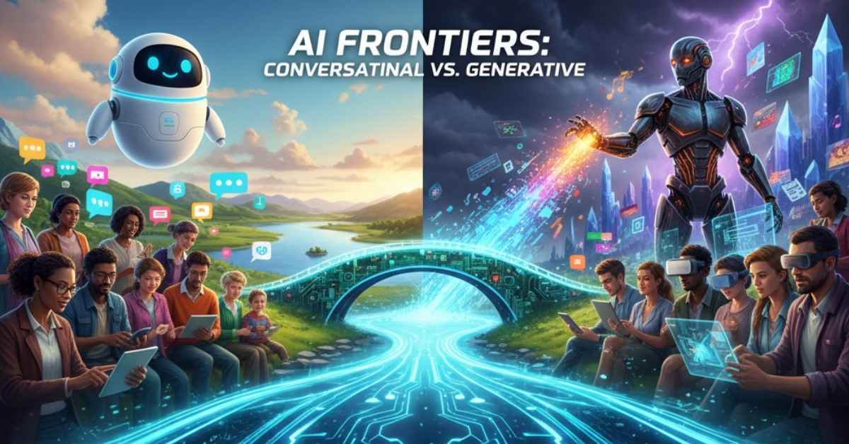 Conversational AI vs Generative AI