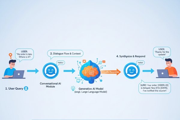 Conversational and Generative AI work process