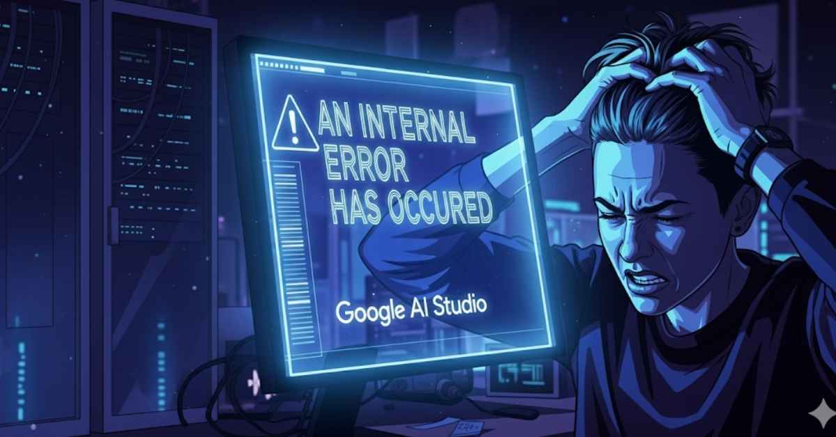 an internal error has occurred google ai studio