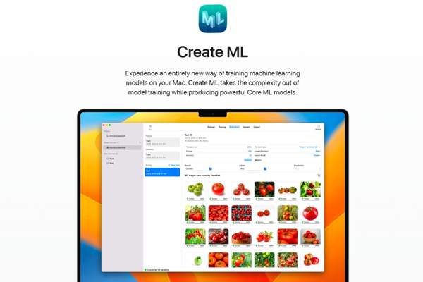 Create ML is a tool from Apple for developer