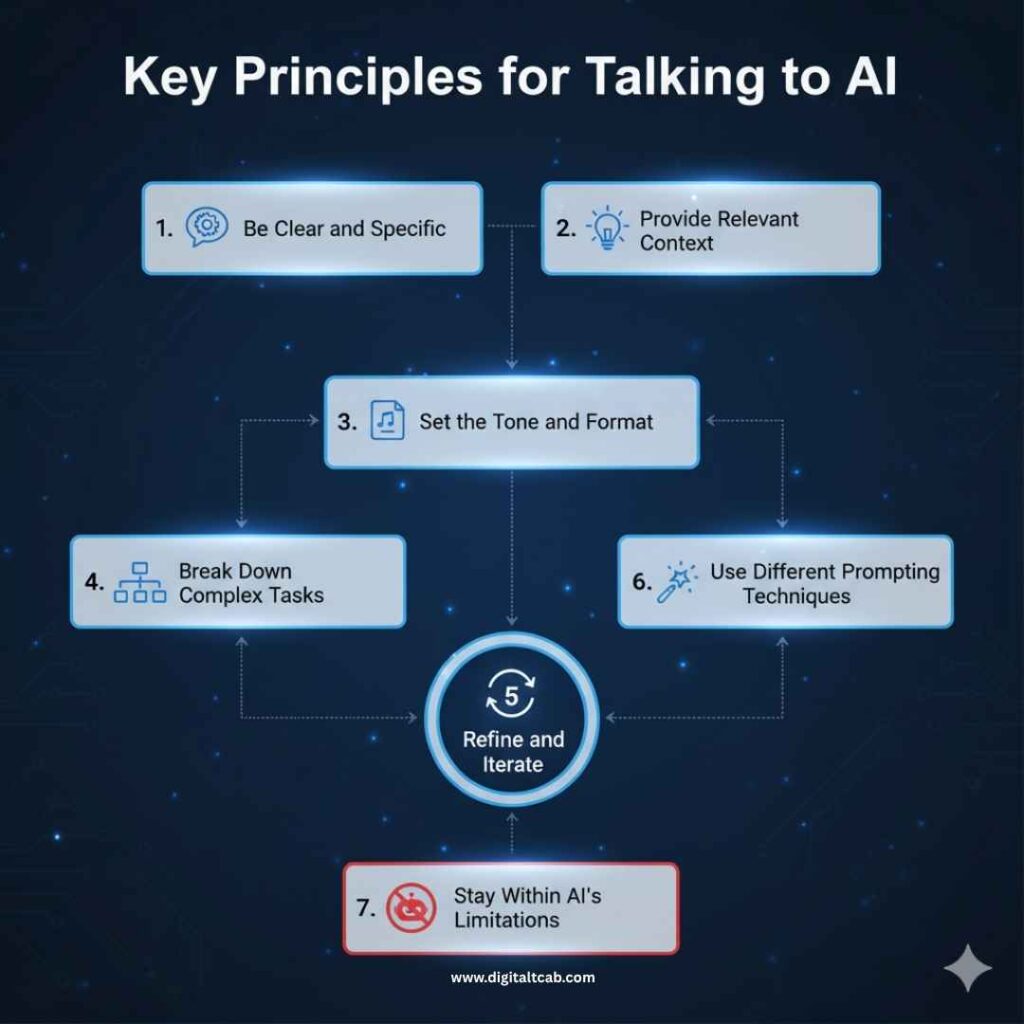 Key Principles for Talking to AI