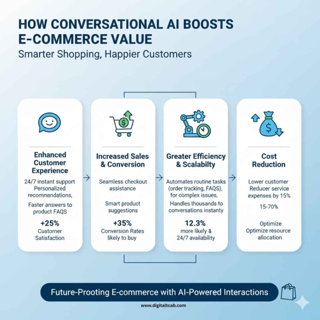 Value in E-Commerce with Conversational AI