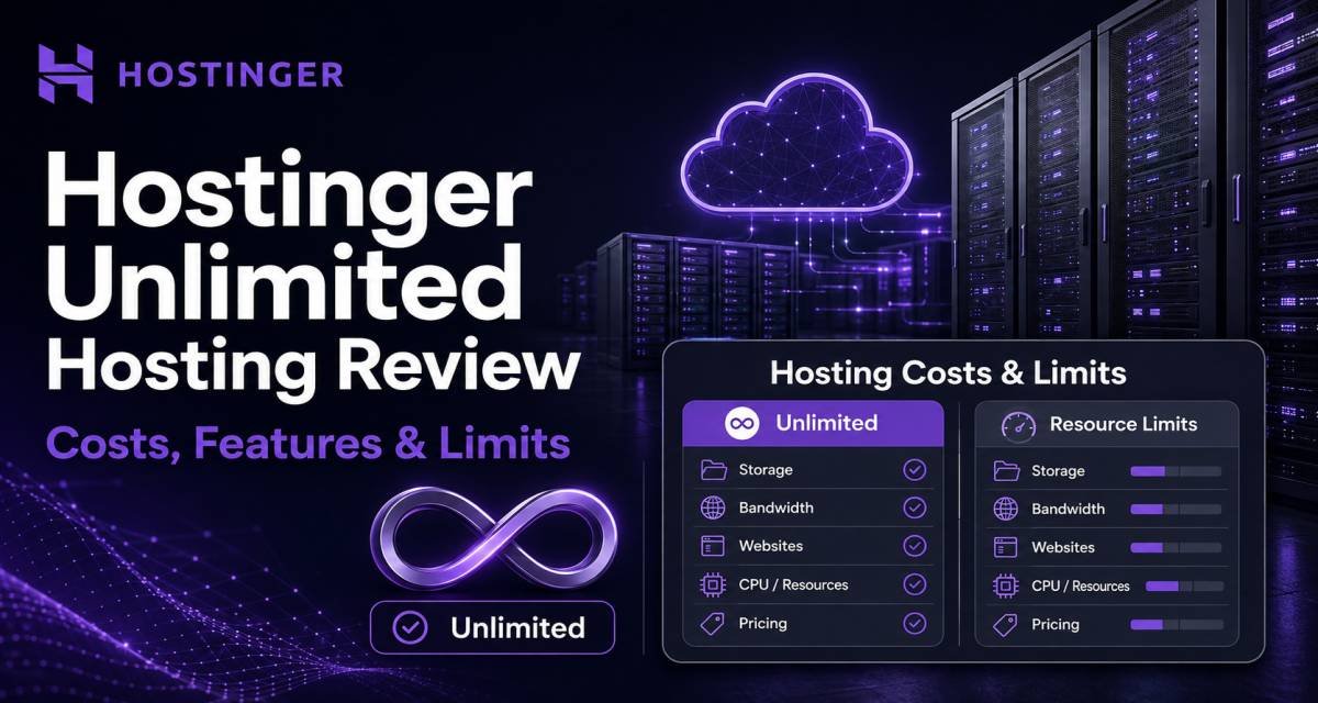 Hostinger Unlimited Hosting Review: Costs and Limits
