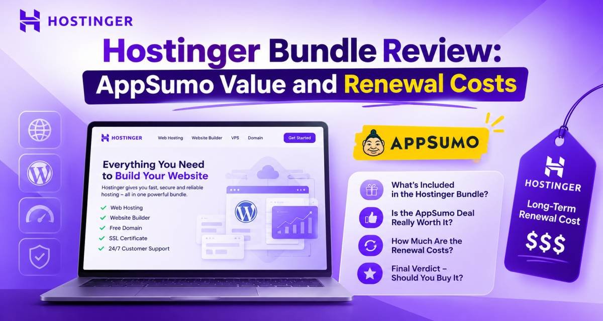 Hostinger Bundle Review: AppSumo Value and Renewal Costs